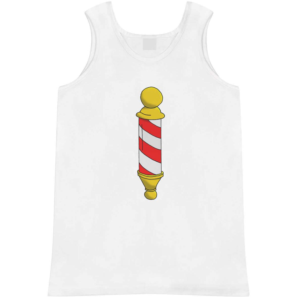 'Barber's Pole' Adult Vest / Tank Top (AV024615)