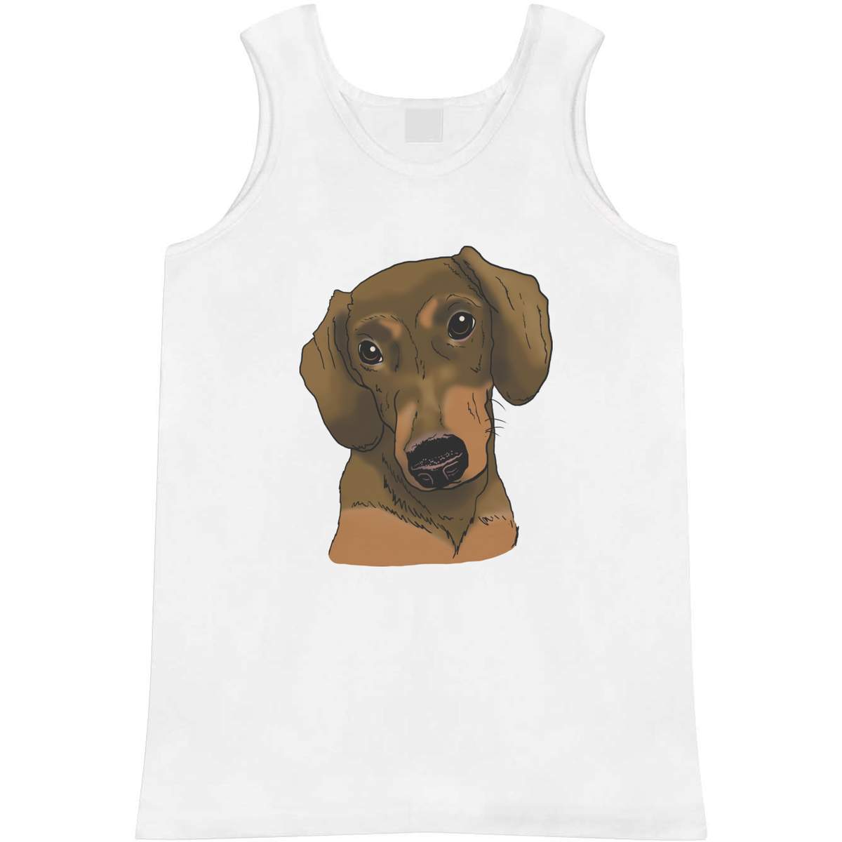 'Cute Dachshund' Adult Vest / Tank Top (AV027133)