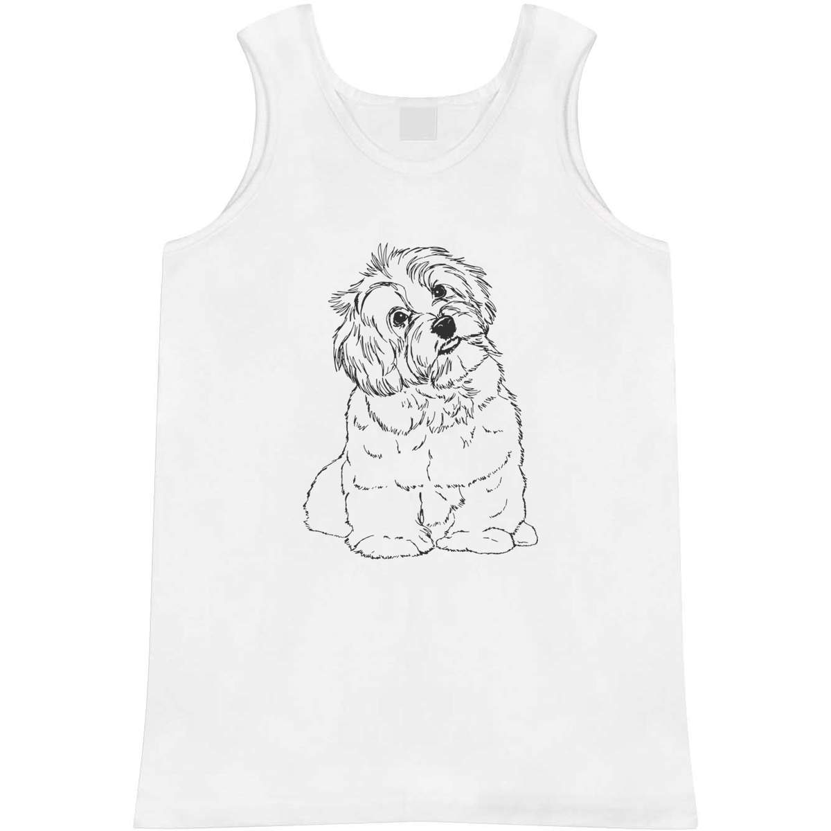 'Havanese Puppy' Adult Vest / Tank Top (AV028517)