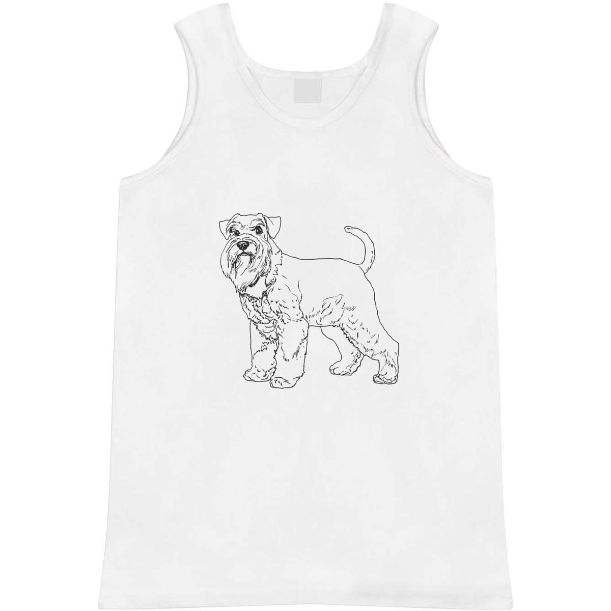 'Schnauzer' Adult Vest / Tank Top (AV028726)