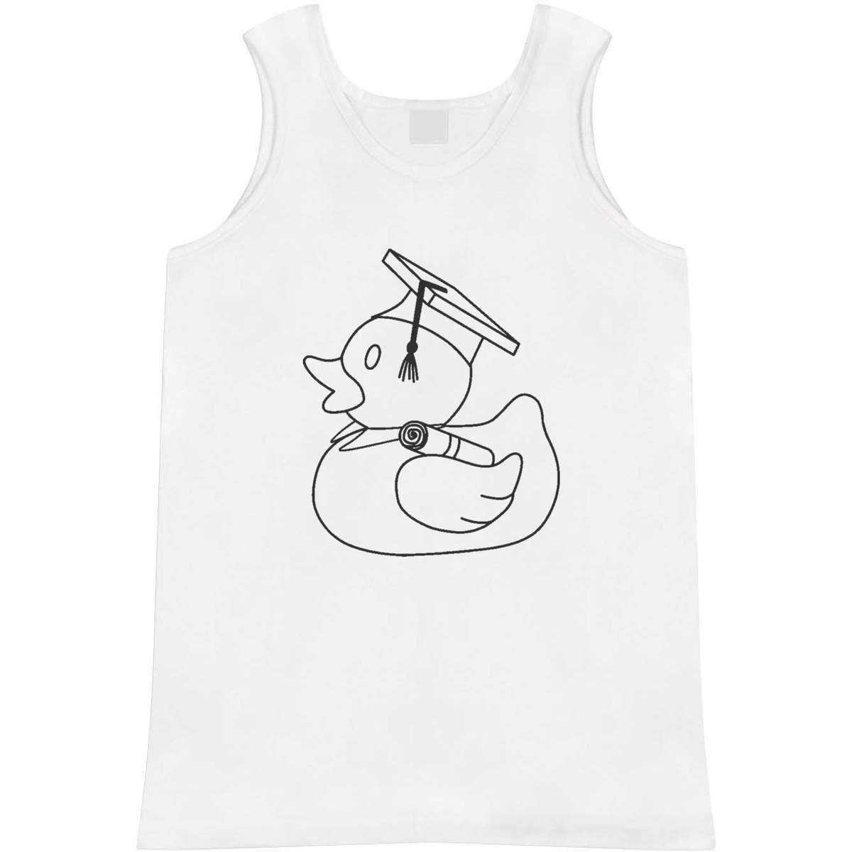 'Graduation Duck' Adult Vest / Tank Top (AV008121)