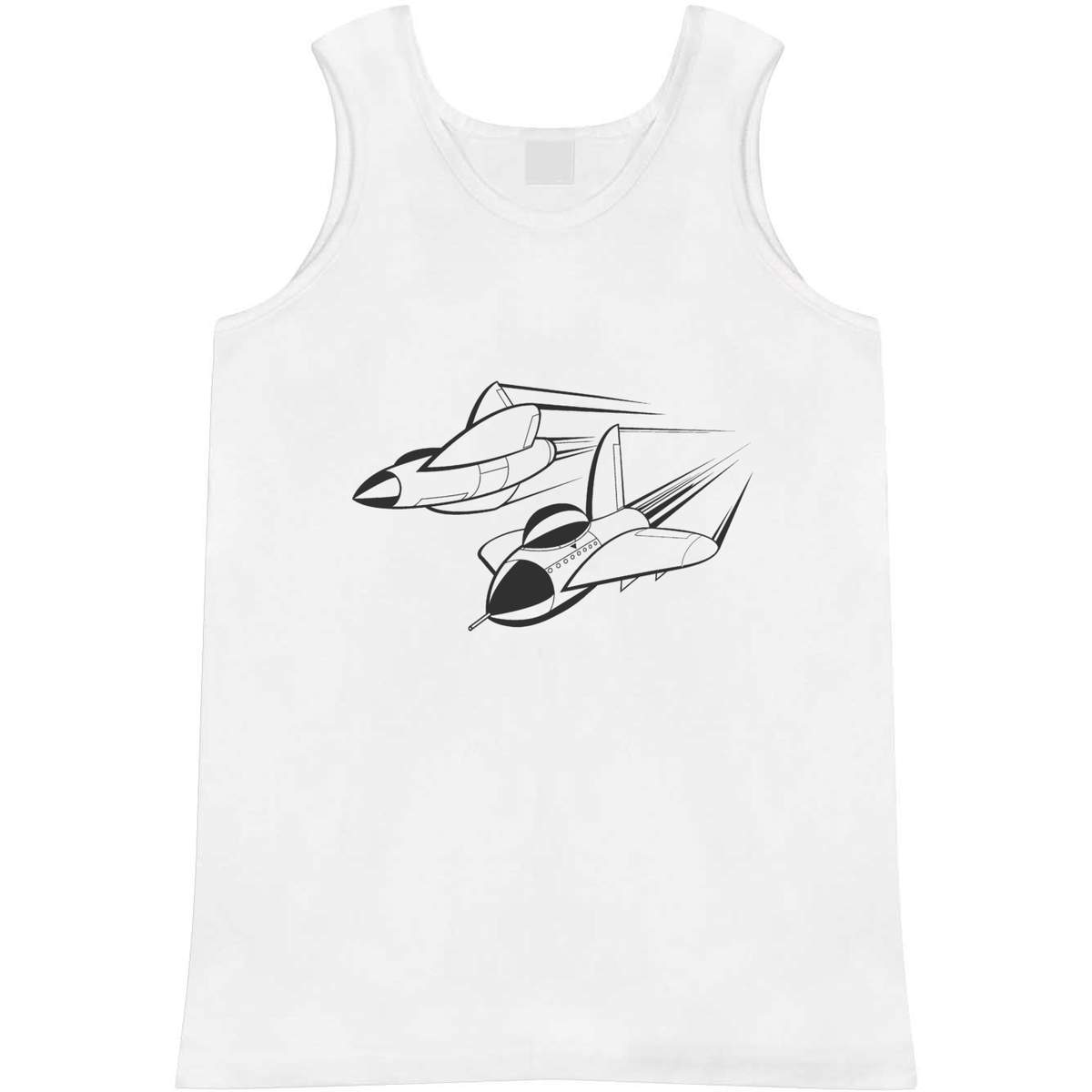Small 'Jet Fighters' Adult Vest / Tank Top (AV00053817)