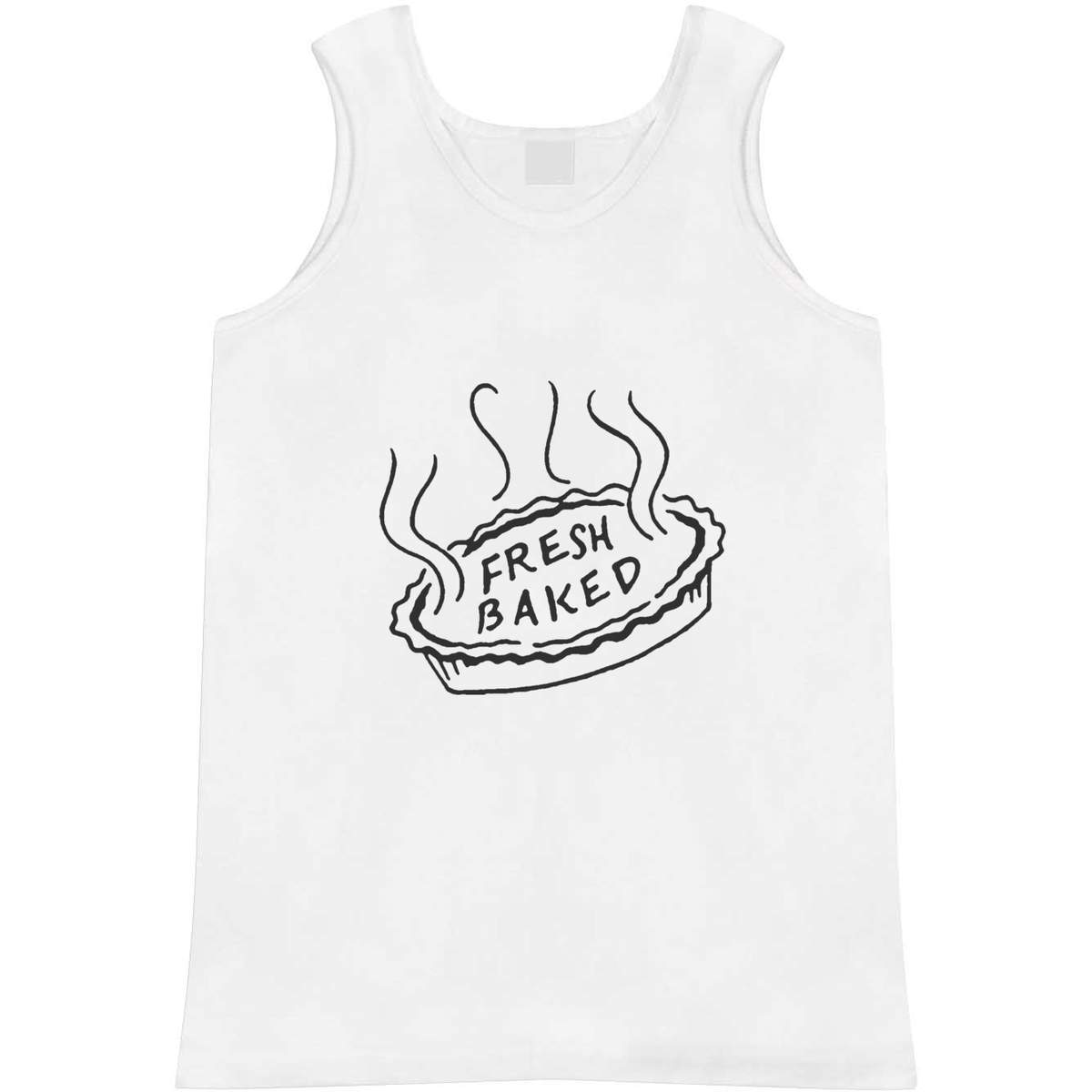 Small 'Fresh Baked Pie' Adult Vest / Tank Top (AV00056849)
