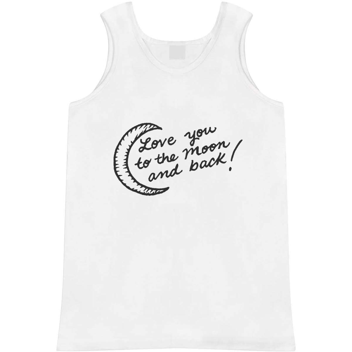 'To The Moon And Back' Adult Vest / Tank Top (AV011046)