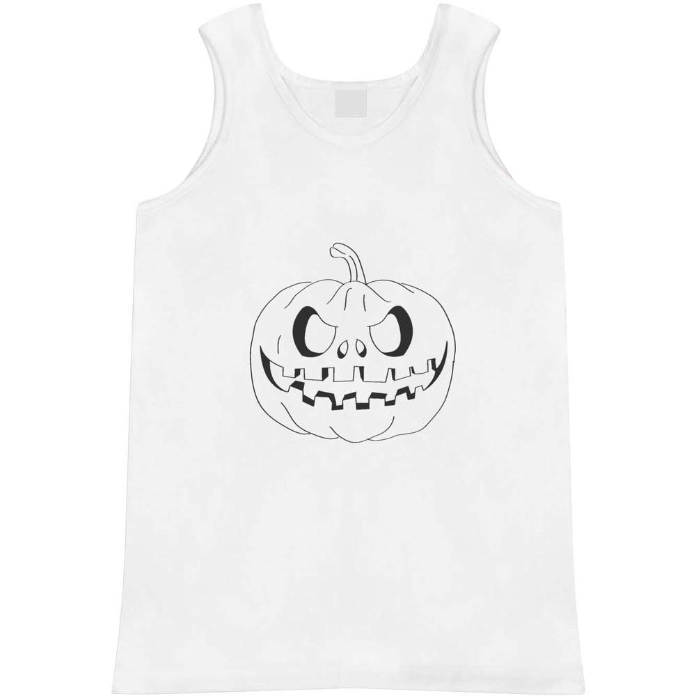 'Halloween Pumpkin' Adult Vest specialty shop Max 69% OFF Tank AV001730 Top