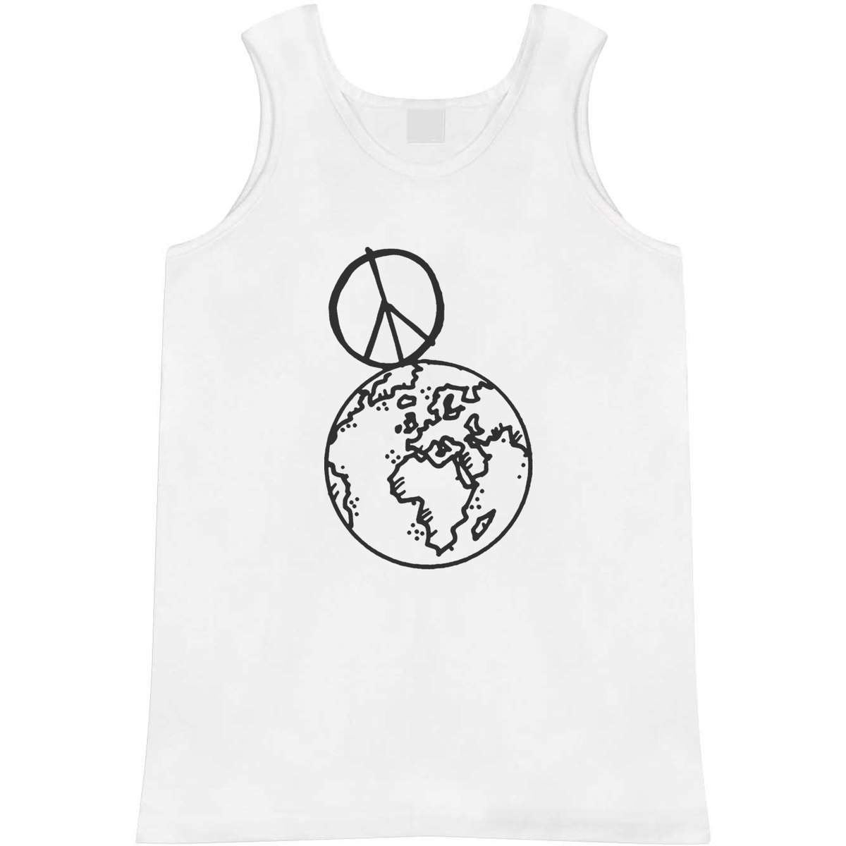 'World Peace' Adult Vest / Tank Top (AV022556)