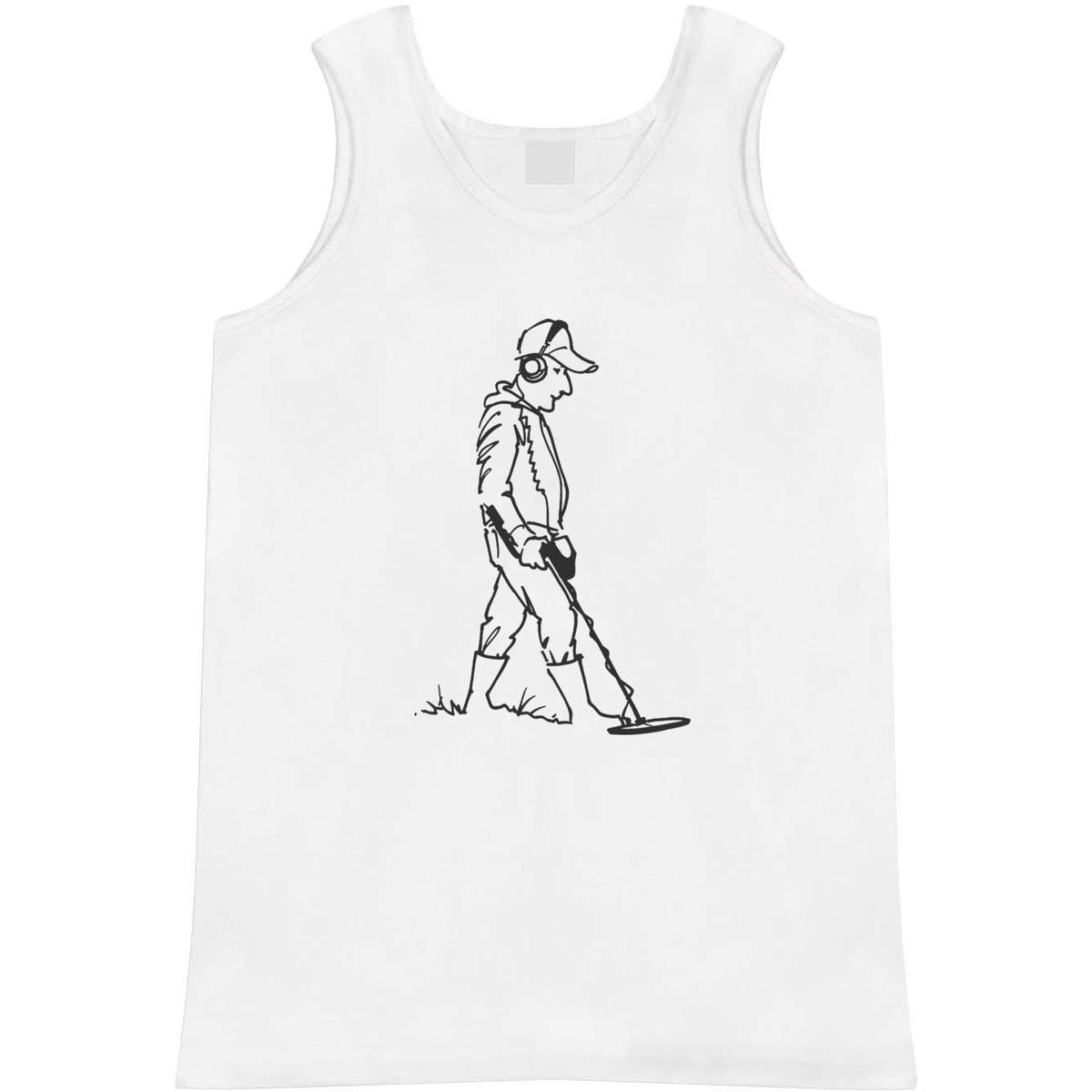 'Metal Detector Man' Adult Vest / Tank Top (AV023691)