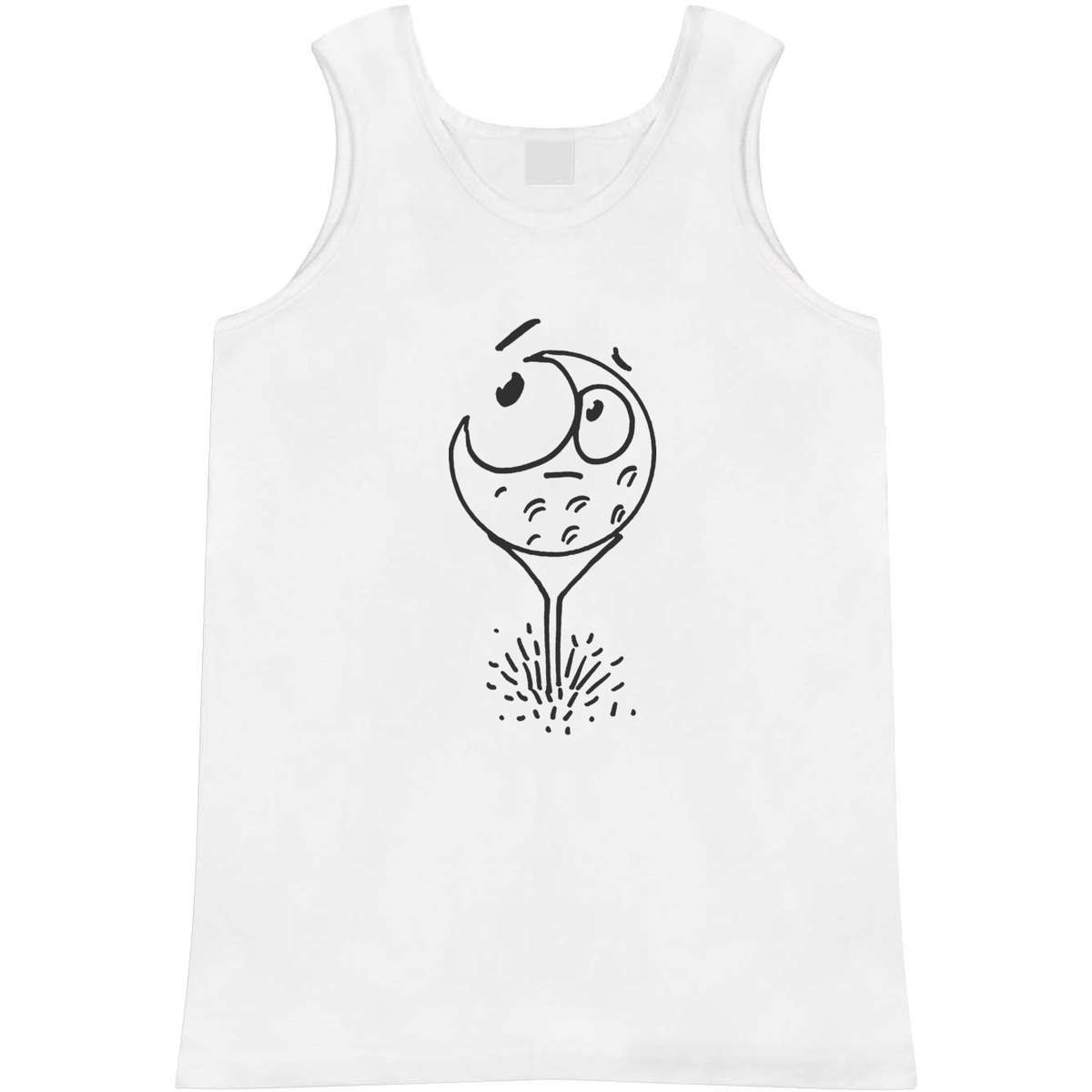 'Nervous Golf Ball' Adult Vest / Tank Top (AV024511)