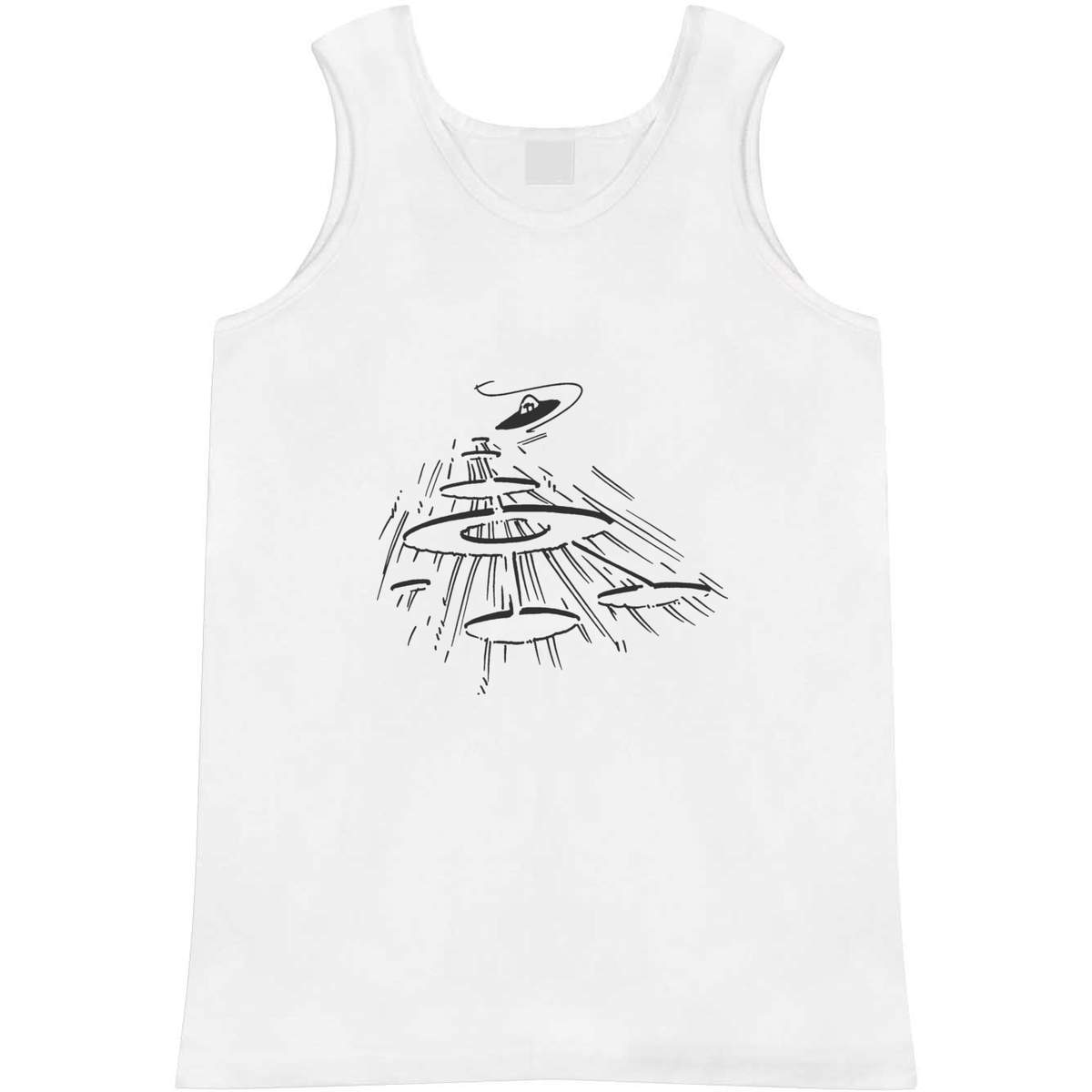 'UFO & Crop Circles' Adult Vest / Tank Top (AV025538)