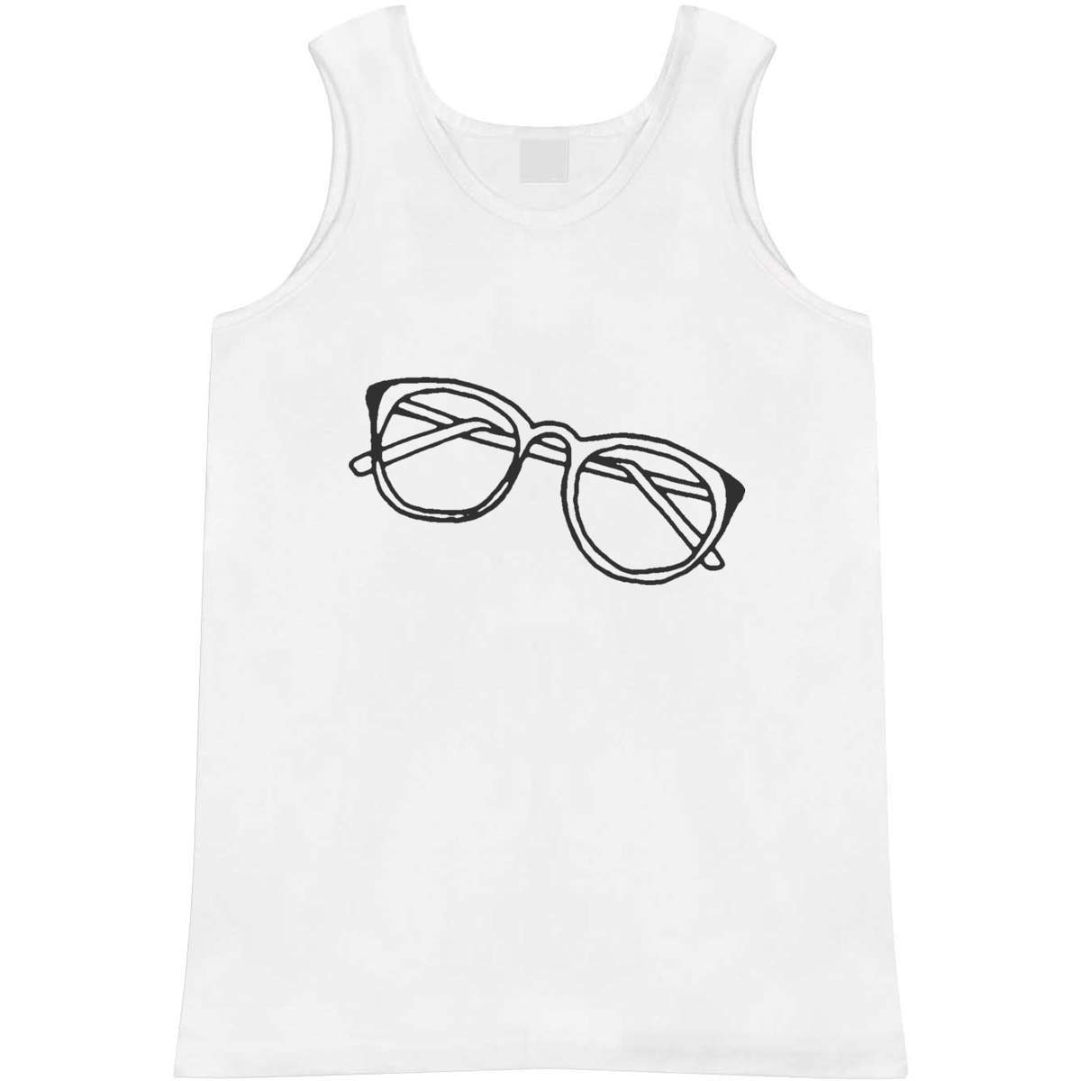 'Glasses' Adult Vest / Tank Top (AV004747)