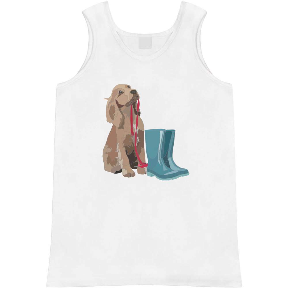 'Dog & Wellies' Adult Tank Today's only Vest Ranking TOP15 AV029335 Top