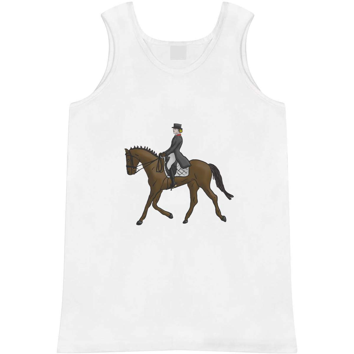 'Dressage Horse & Rider' Adult Vest / Tank Top (AV029377)