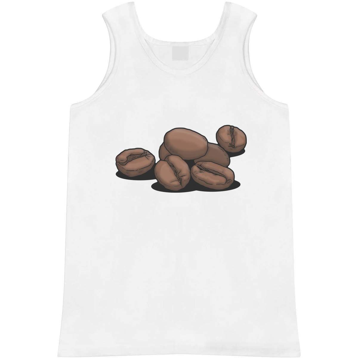 'Coffee Beans' Adult Vest / Tank Top (AV029851)
