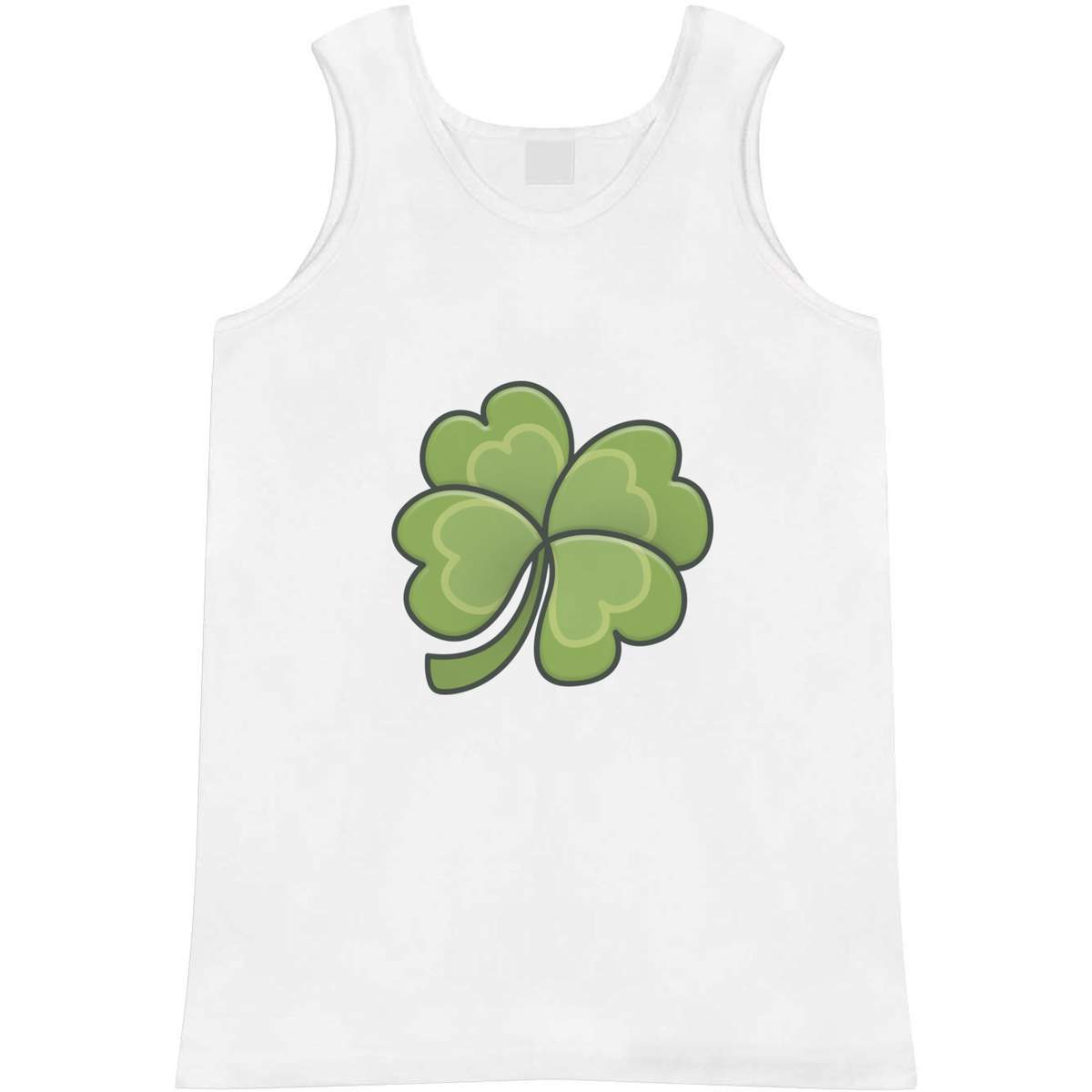 Small 'Lucky Clover' Adult Vest / Tank Top (AV00063509)