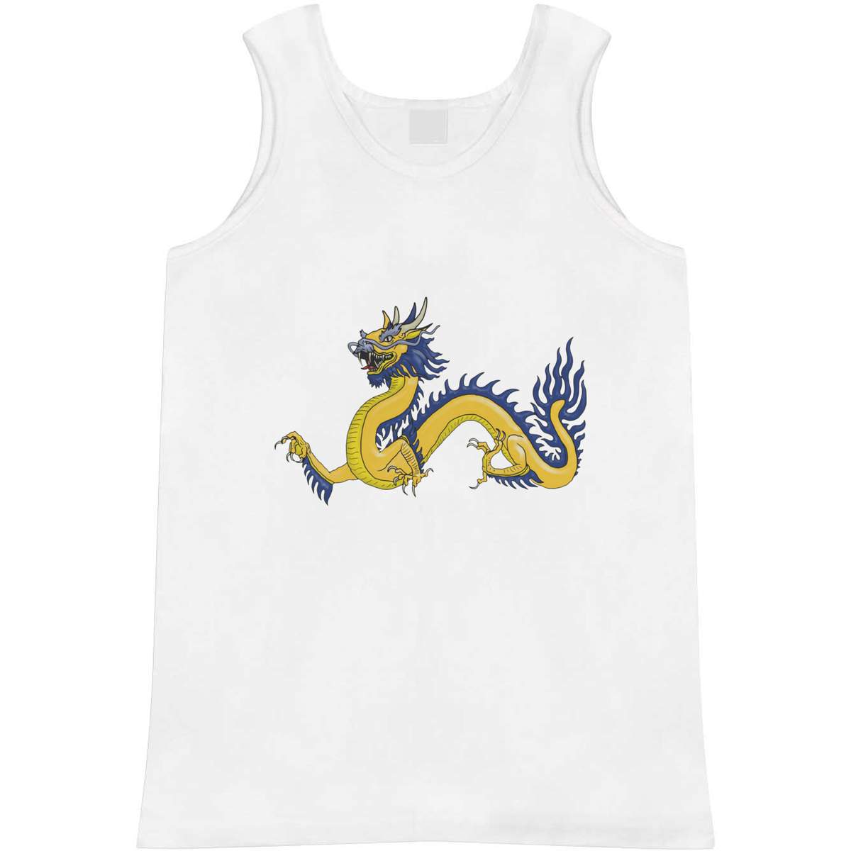 'Golden Chinese Dragon' Adult Vest / Tank Top (AV029938)