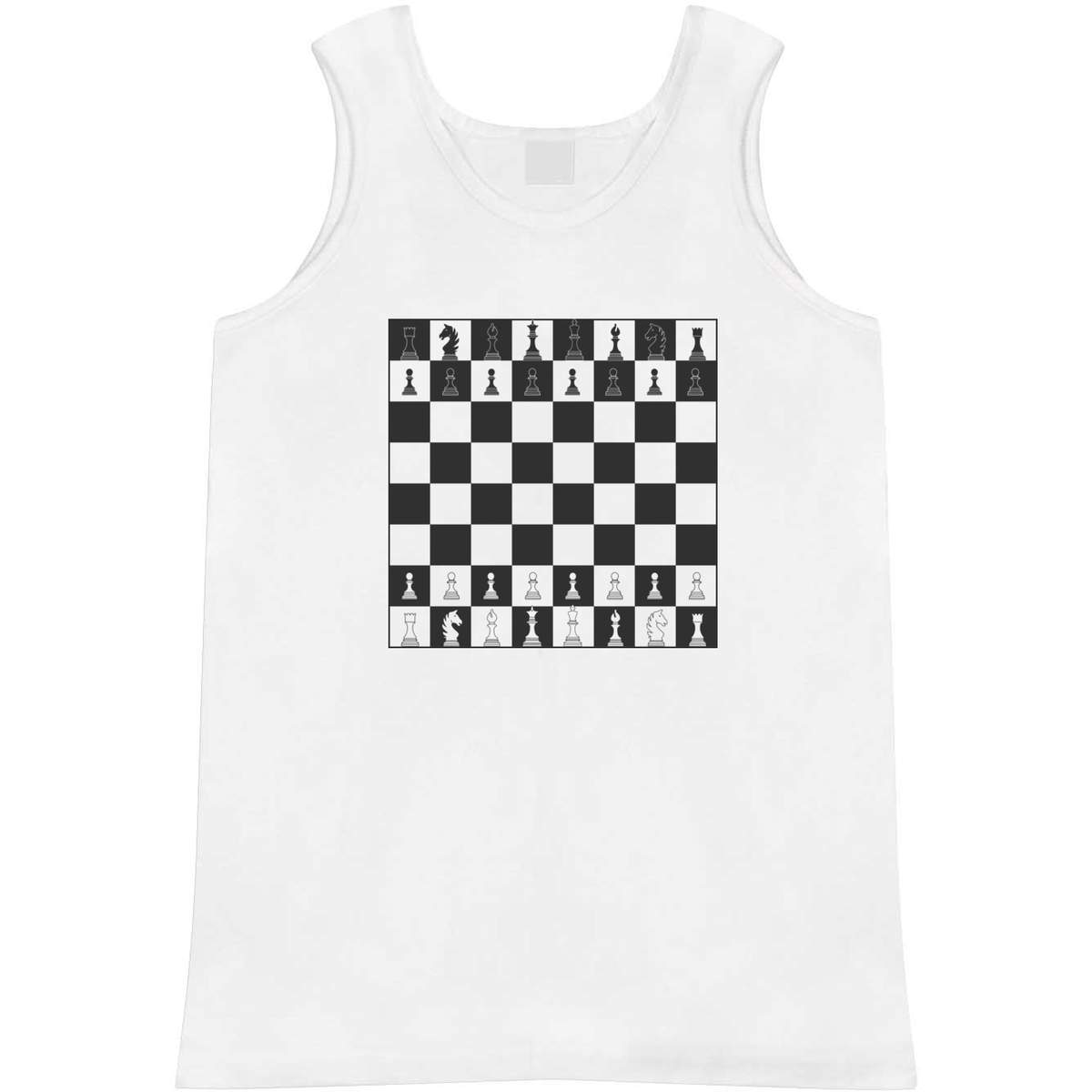 'Chess Board & Pieces' Adult Vest / Tank Top (AV029943)