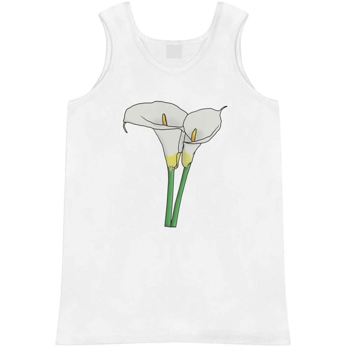 'Calla Lilies' Adult Vest / Tank Top (AV030002)