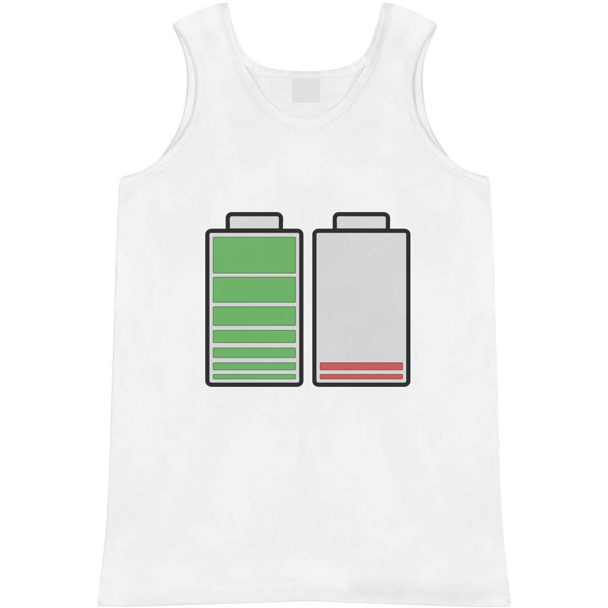 'Full & Empty Batteries' Adult Vest / Tank Top (AV030195)