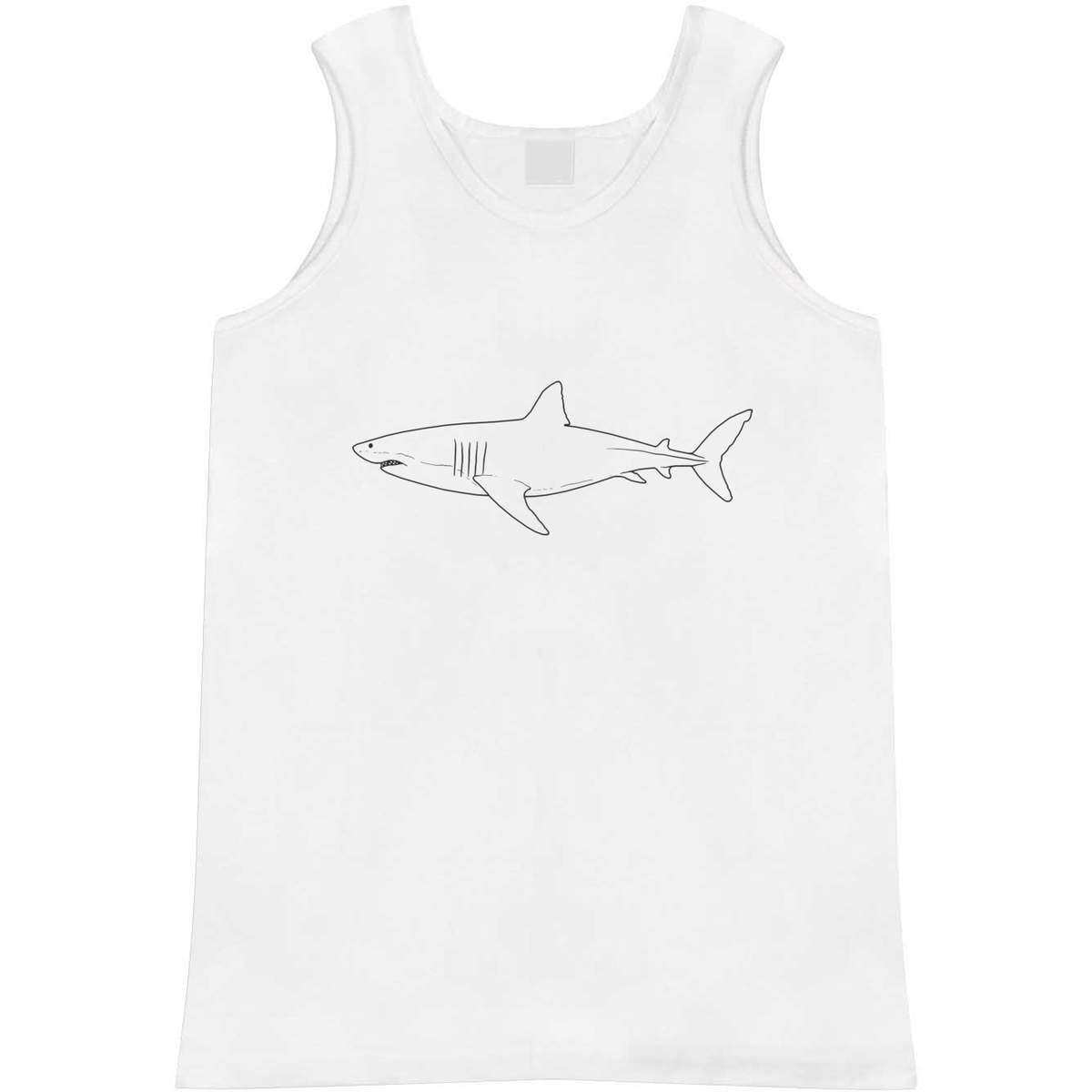 'Great White Shark' Adult Vest / Tank Top (AV030613)