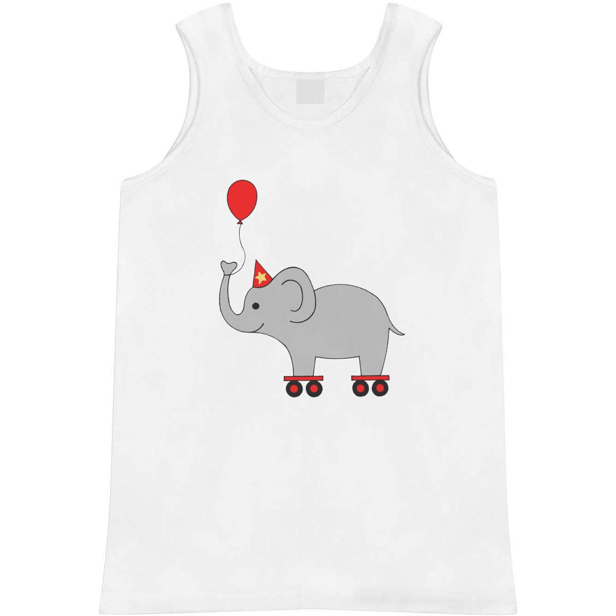 'Rollerskating Elephant' Adult Vest / Tank Top (AV030619)