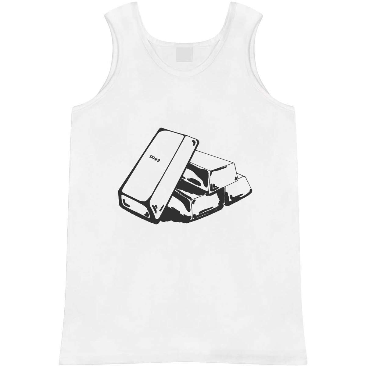 Small 'Gold Bars' Adult Vest / Tank Top (AV00067289)