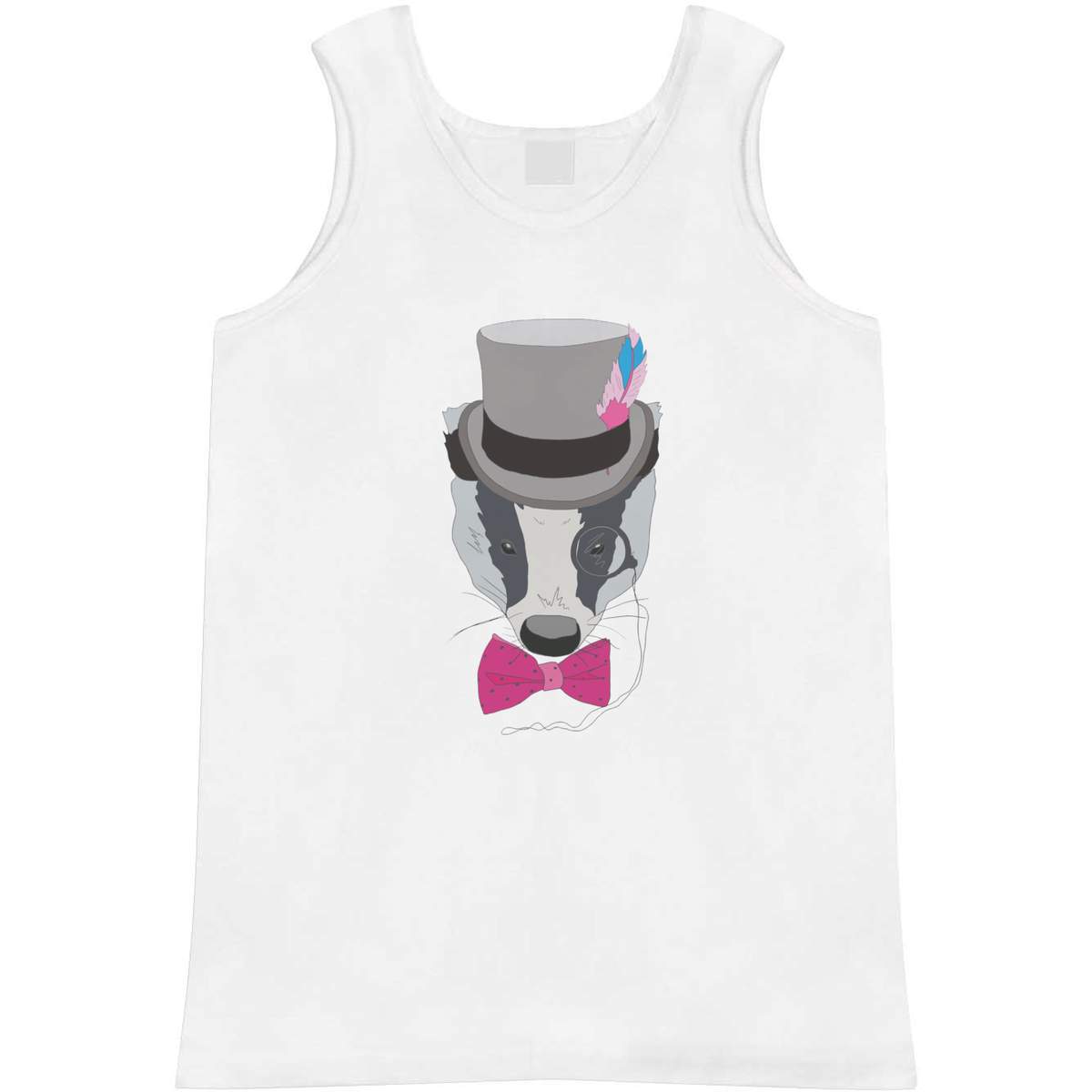 'Fancy Badger' Adult Vest / Tank Top (AV031400)