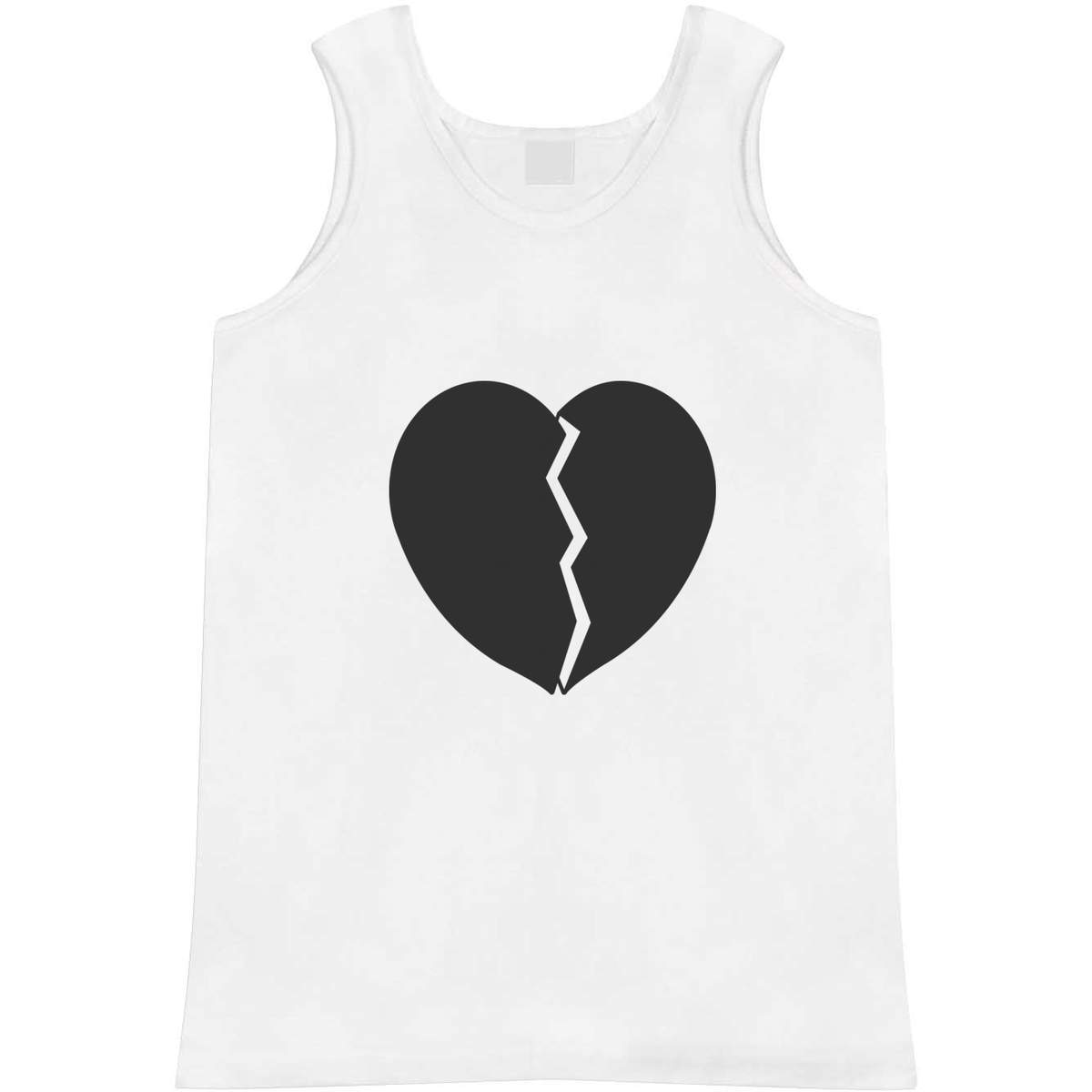 'Broken Heart' Adult Vest / Tank Top (AV031606)