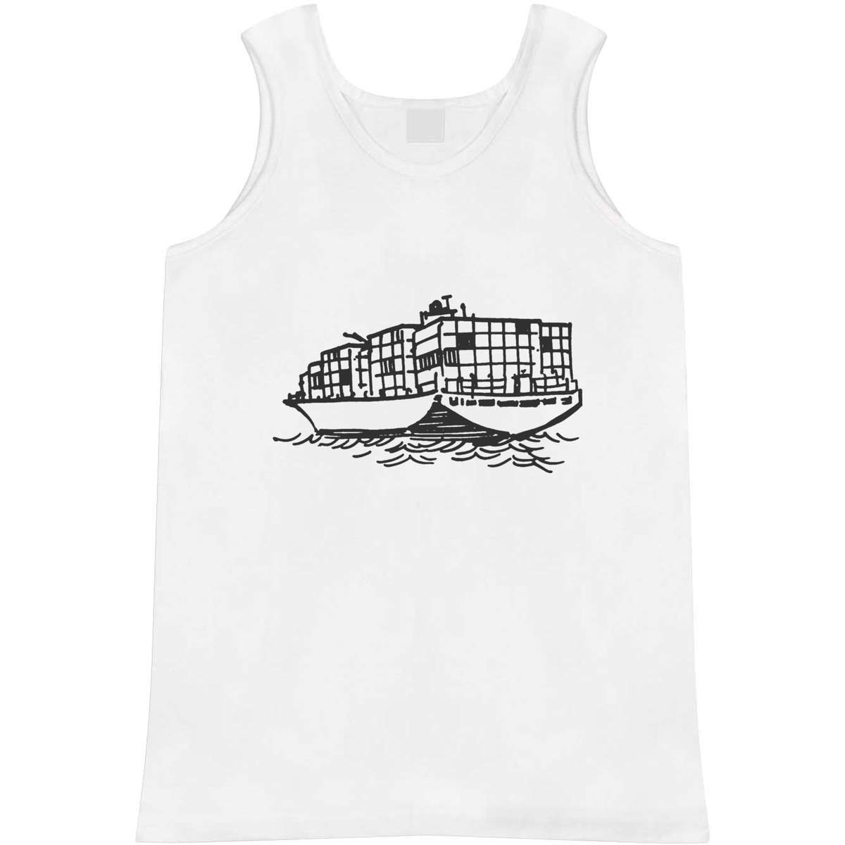 Small 'Container Ship' Adult Vest / Tank Top (AV00072087)