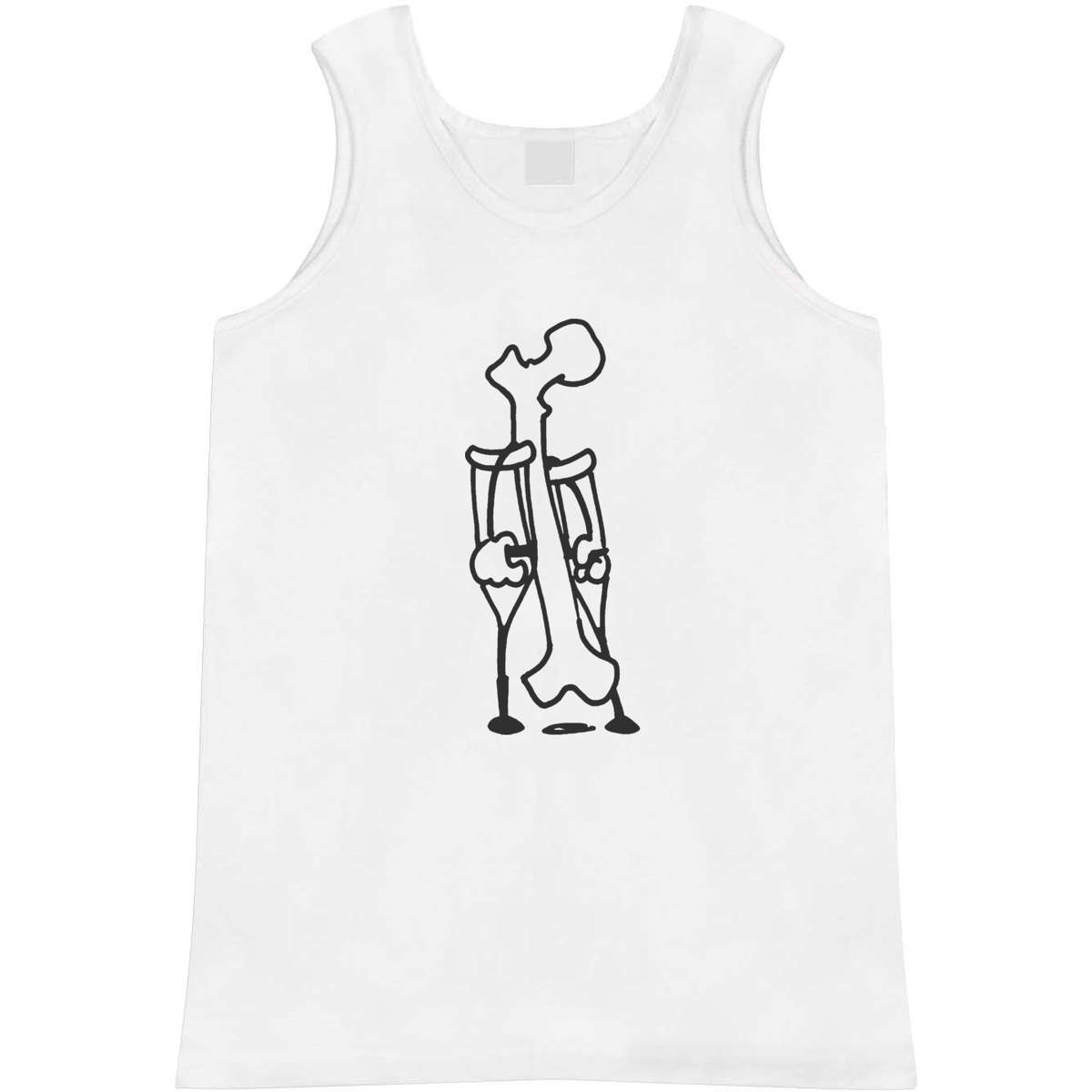 'Femur On Crutches' Adult Vest / Tank Top (AV034642)