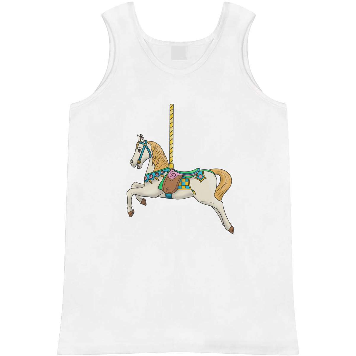 'Carousel Horse' Adult Vest / Tank Top (AV034675)