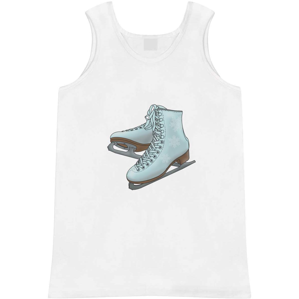 'Ice Skates' Adult Vest / Tank Top (AV034791)