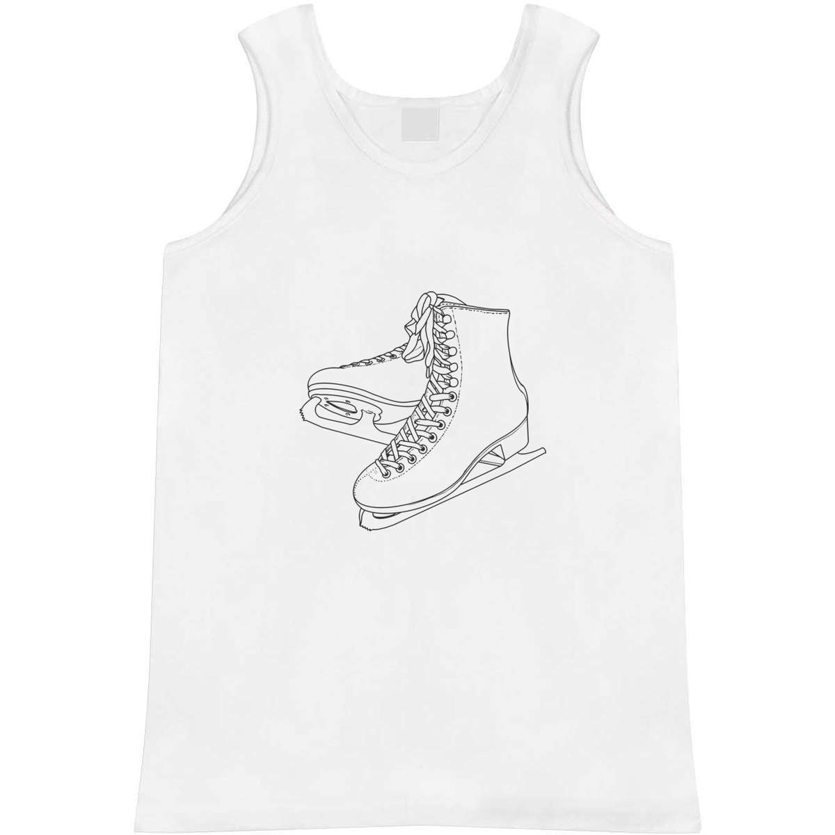 Small 'Ice Skates' Adult Vest / Tank Top (AV00078023)