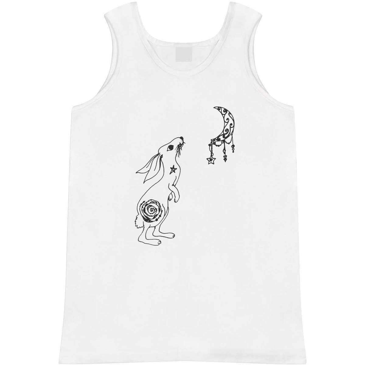 'Hare & Moon' Adult Vest / Tank Top (AV034959)