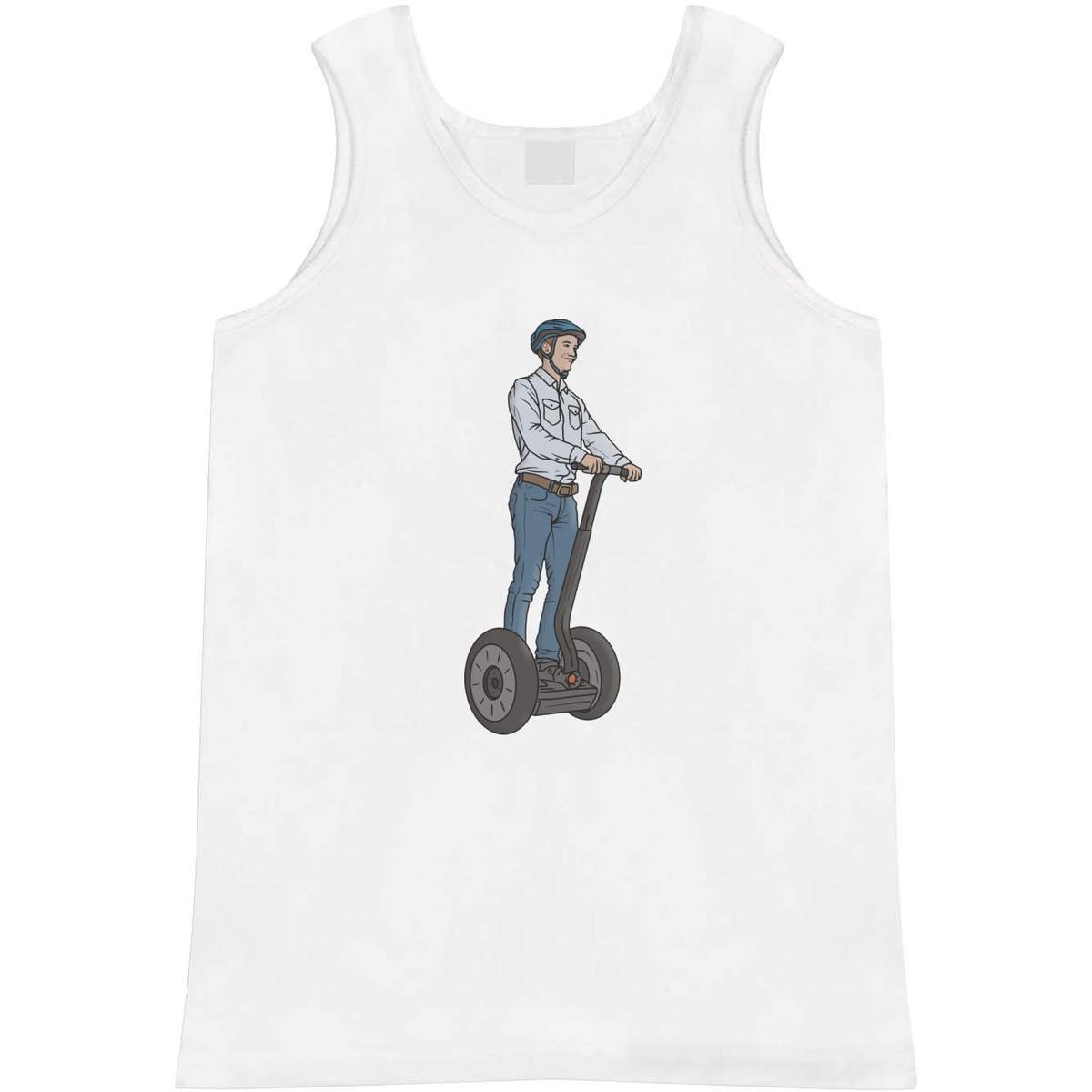 Small 'Personal Transporter Man' Adult Vest / Tank Top (AV00079251)