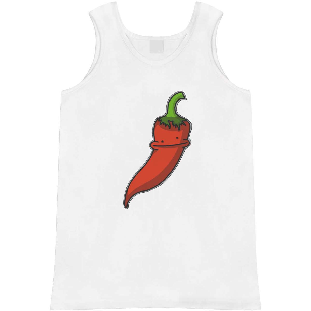 'Chili Pepper Character' Adult Vest / Tank Top (AV036272)