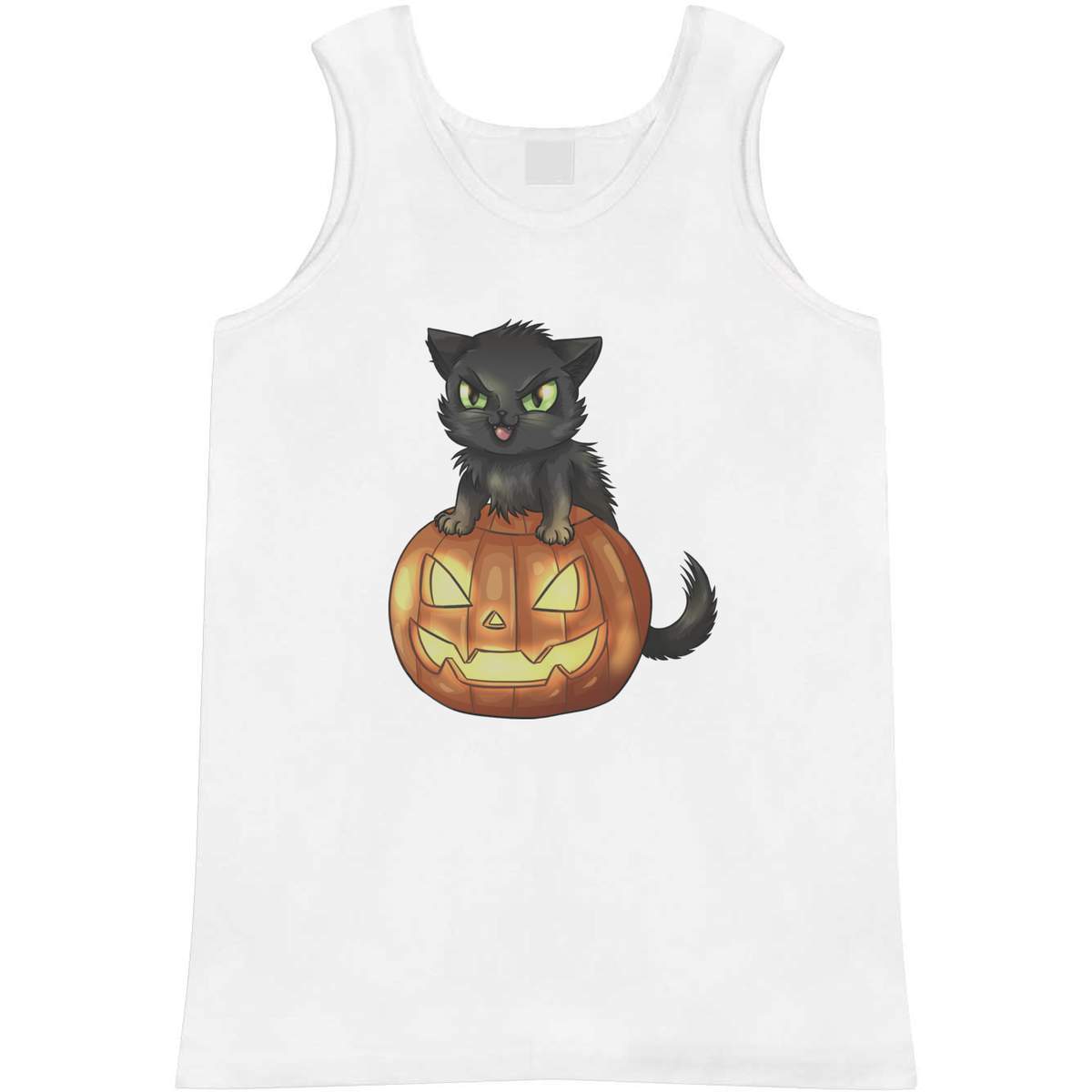 'Halloween Kitten' Adult Vest / Tank Top (AV036446)
