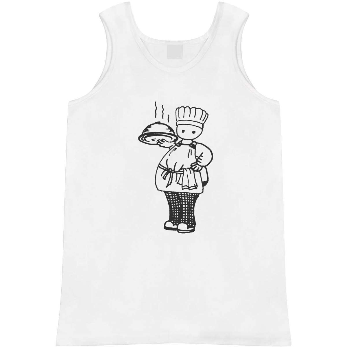 Small 'Chef Holding Food' Adult Vest / Tank Top (AV00091857)