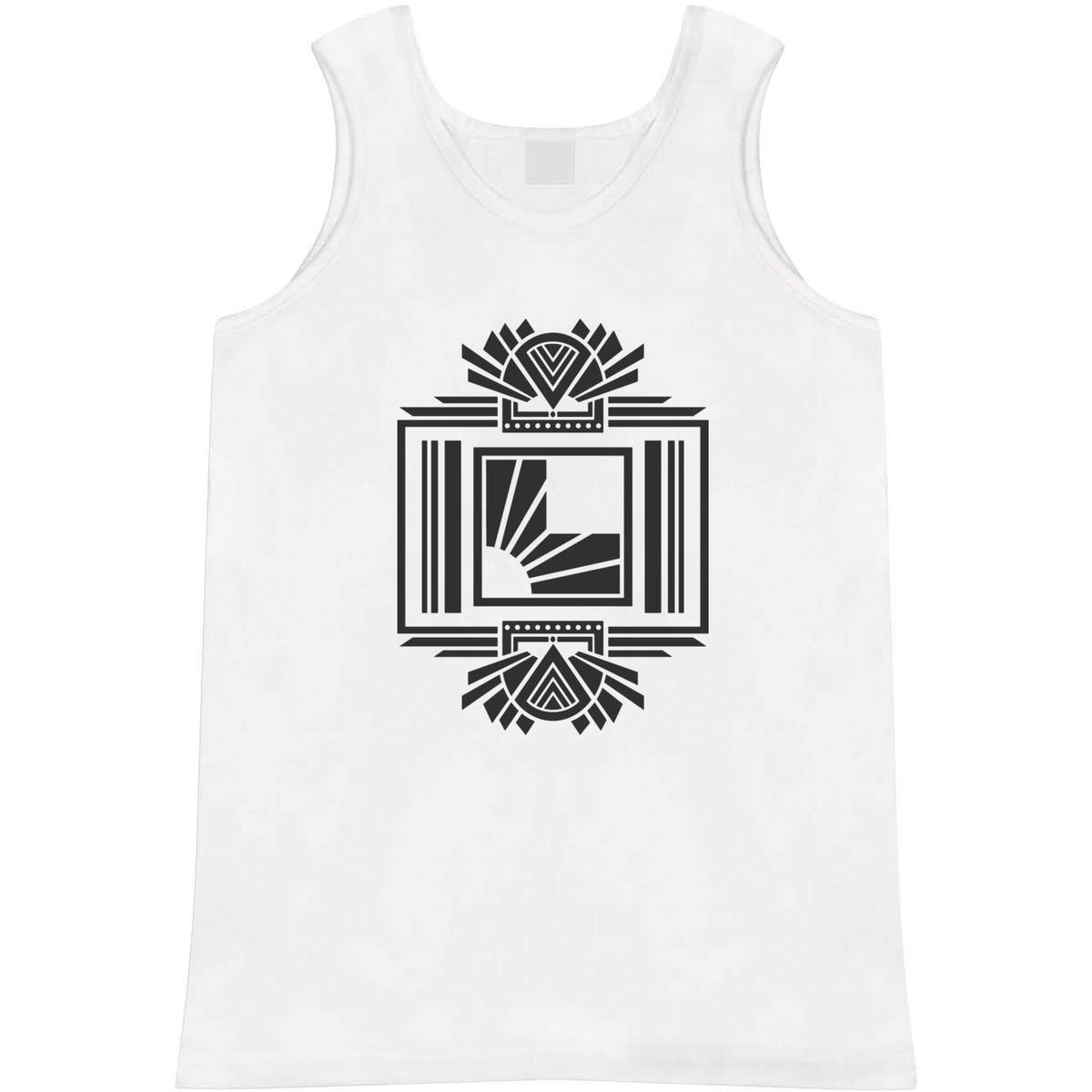 Small 'Art Deco Shapes' Adult Vest / Tank Top (AV00093885)