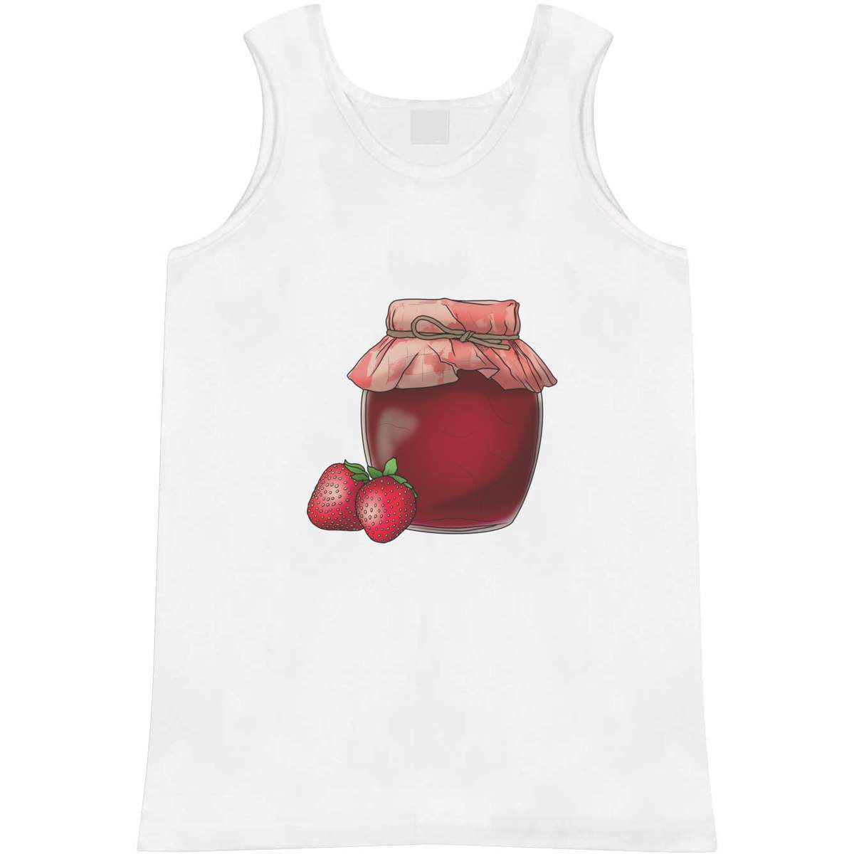 'Strawberry Jam' Adult Vest / Tank Top (AV037902)