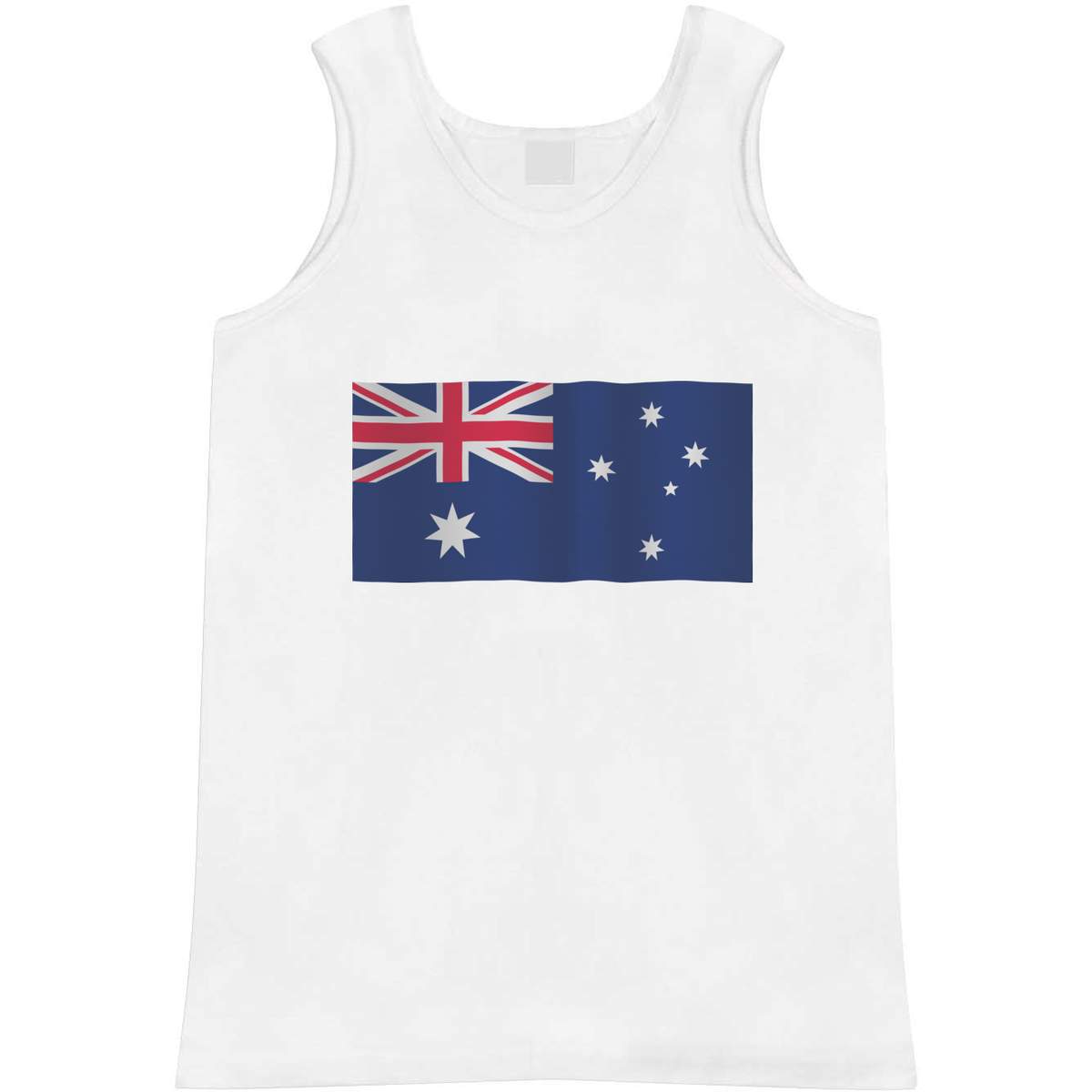 'Waving Australian Flag' Adult Vest / Tank Top (AV037961)