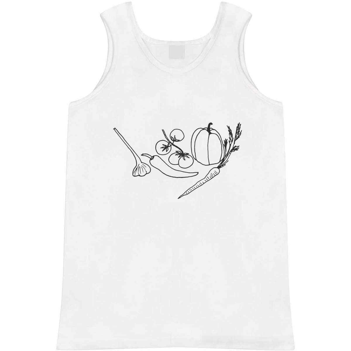 'Fruit & Vegetables' Adult Vest / Tank Top (AV038137)