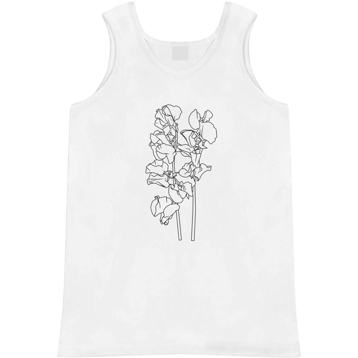 'SweetPea Flower' Adult Vest / Tank Top (AV038452)