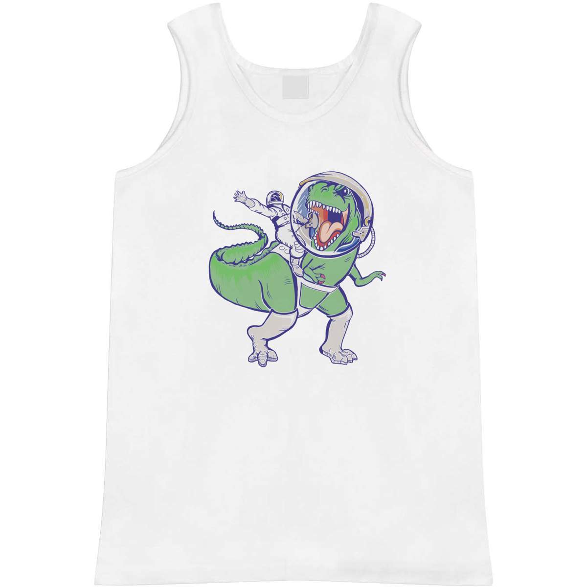 'Dinosaur Astronaut' Adult Vest / Tank Top (AV039066)