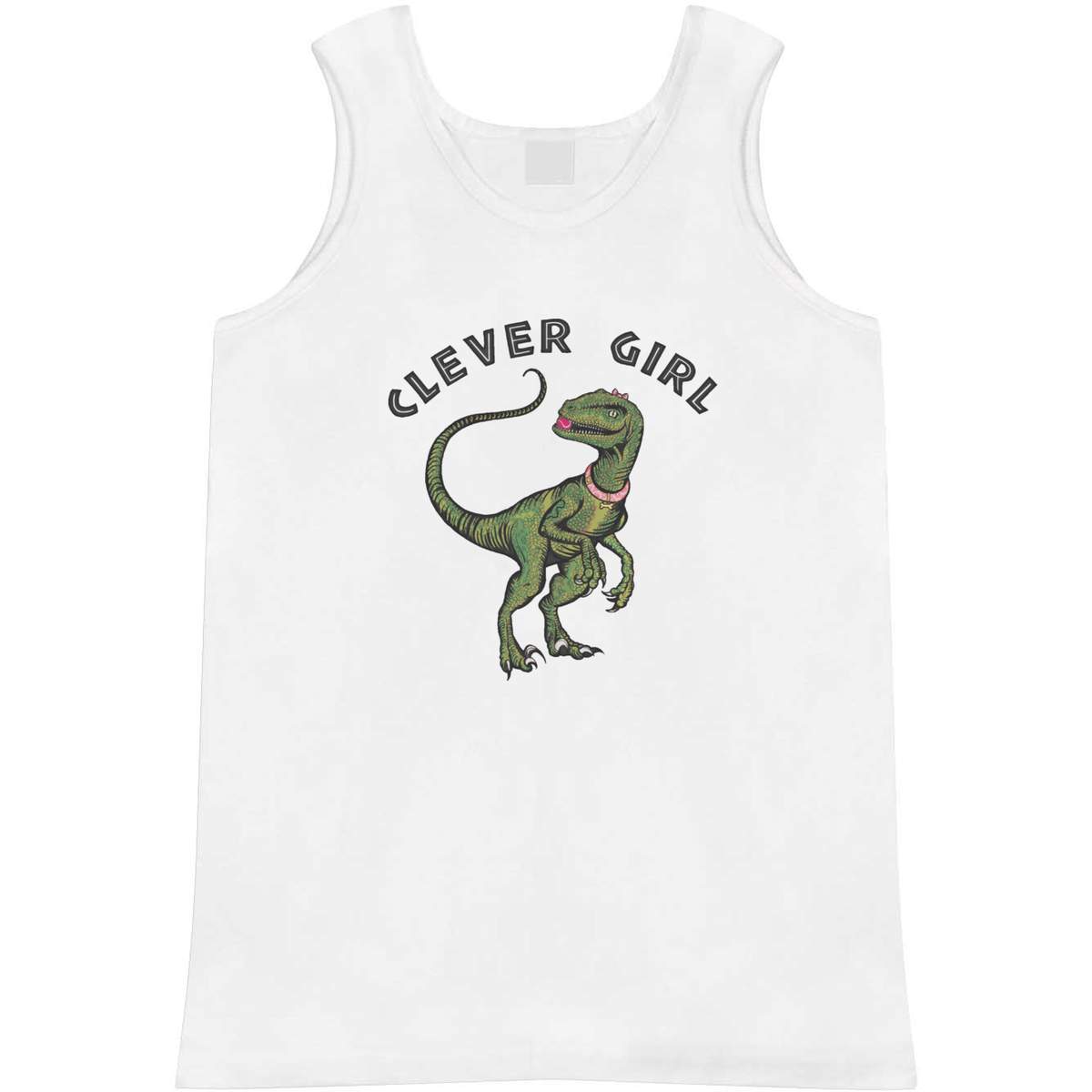 Small 'Clever Girl Dinosaur' Adult Vest / Tank Top (AV00100077)