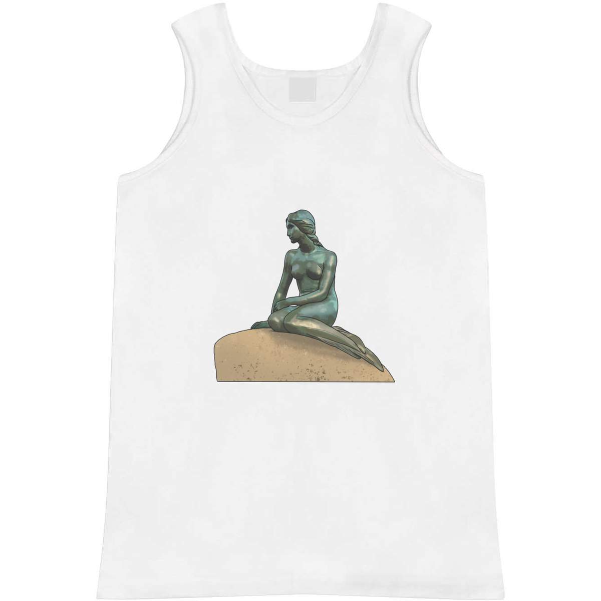 Small 'Little Mermaid Statue' Adult Vest / Tank Top (AV00101073)