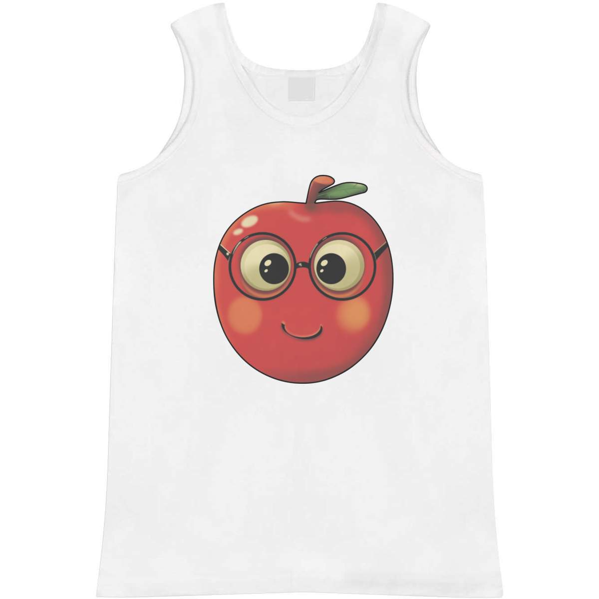 Small 'Red Apple Cartoon' Adult Vest / Tank Top (AV00104595)