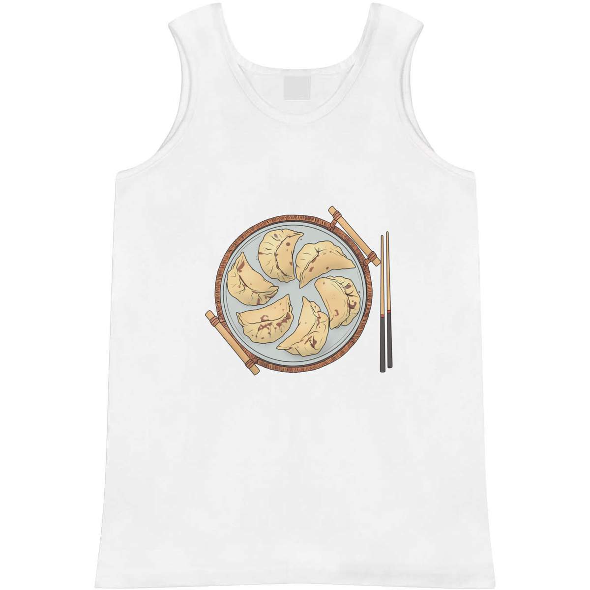 Small 'Dumplings & Chopsticks' Adult Vest / Tank Top (AV00105087)