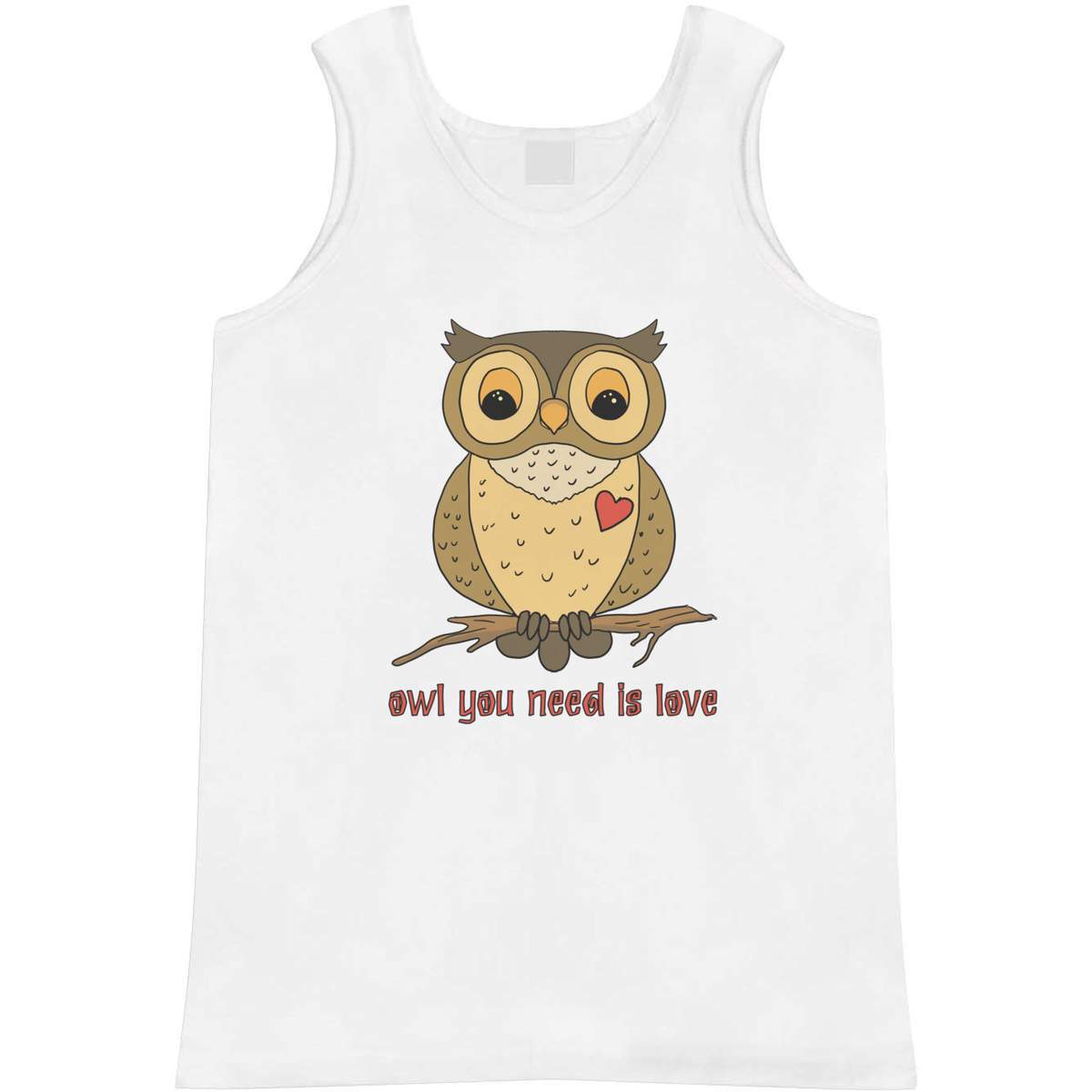 'Owl You Need Is Love' Adult Vest / Tank Top (AV042085)
