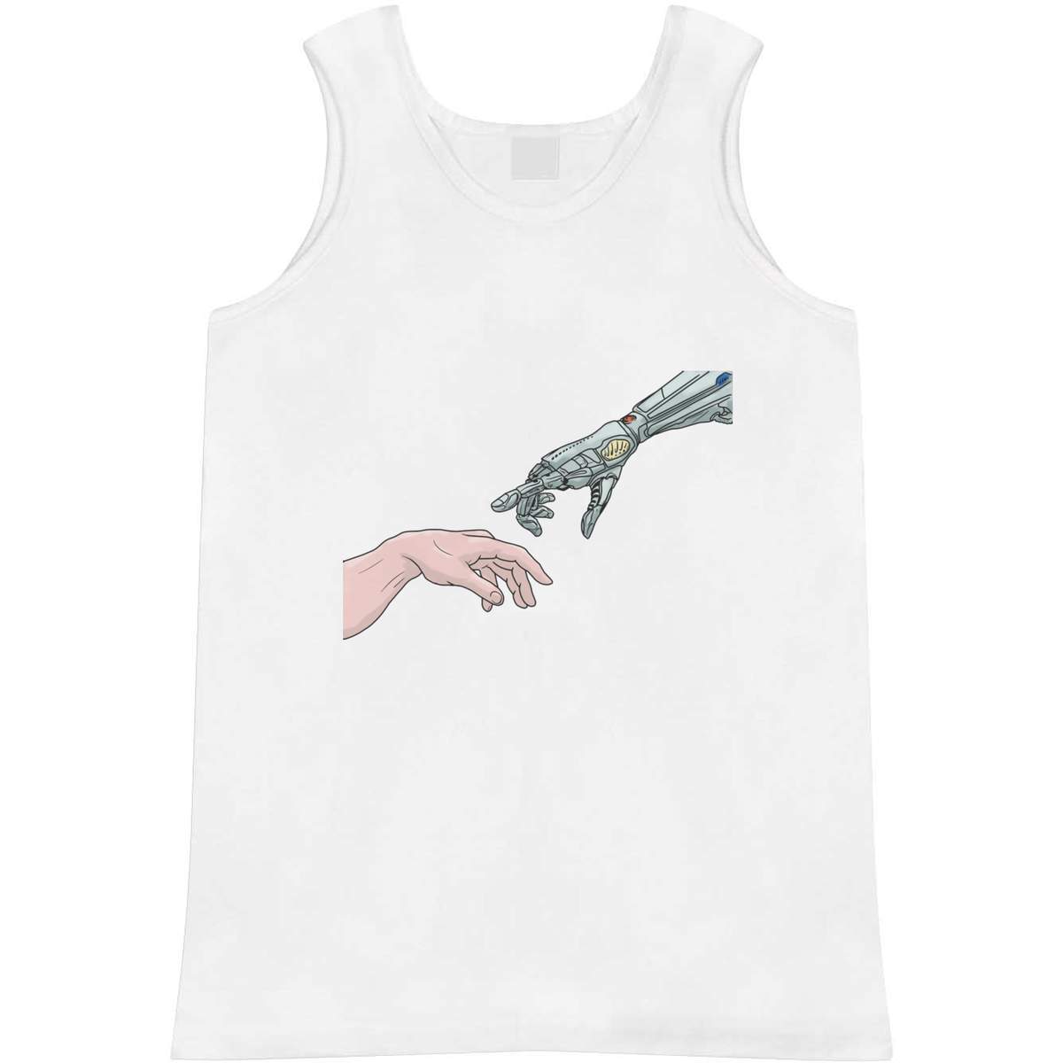'Human & Robot Hands Touch' Adult Vest / Tank Top (AV042953)