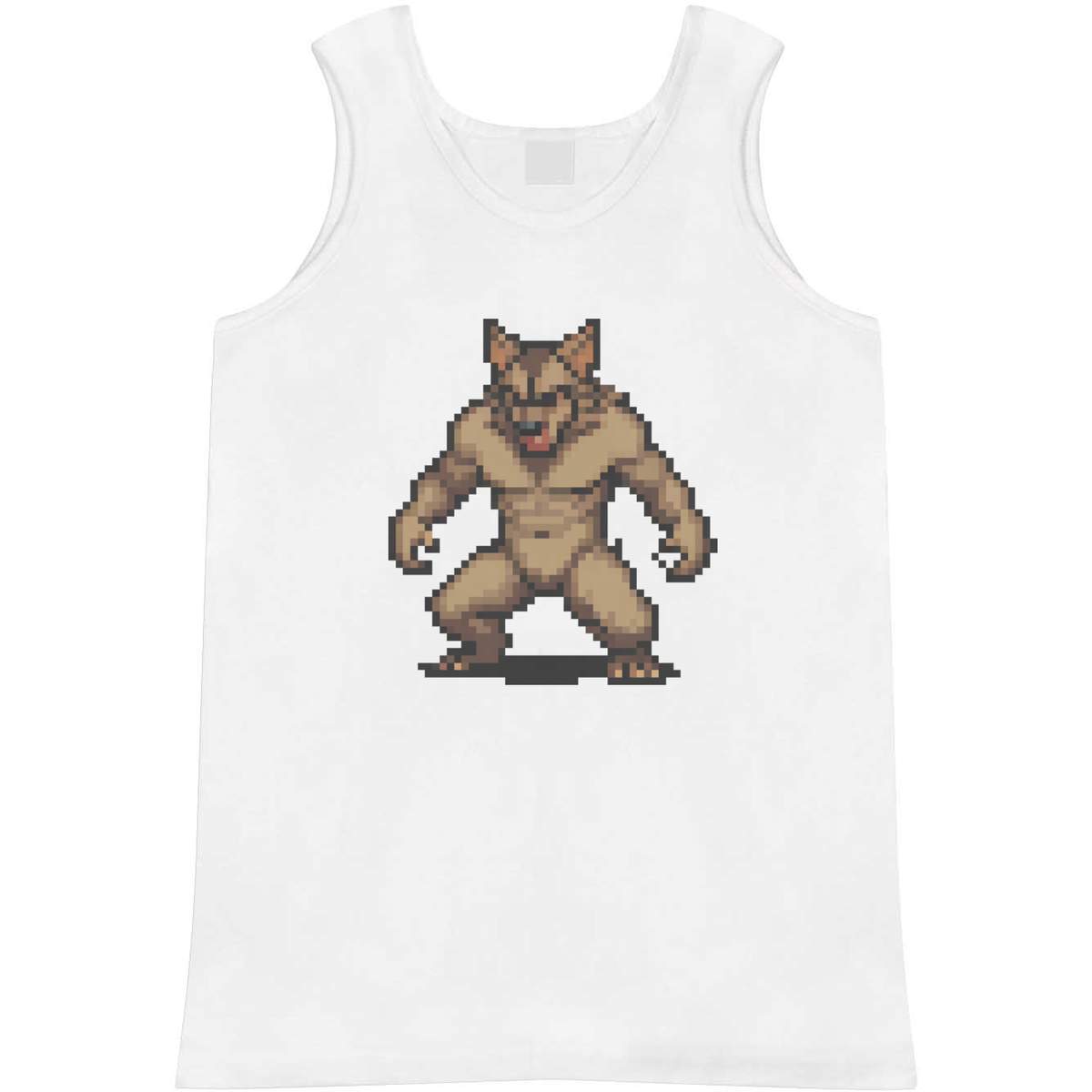 'Pixel Art Werewolf' Adult Vest / Tank Top (AV043980)